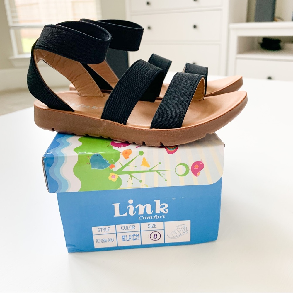 Link Toddler Black Sandal - Picture 7 of 7